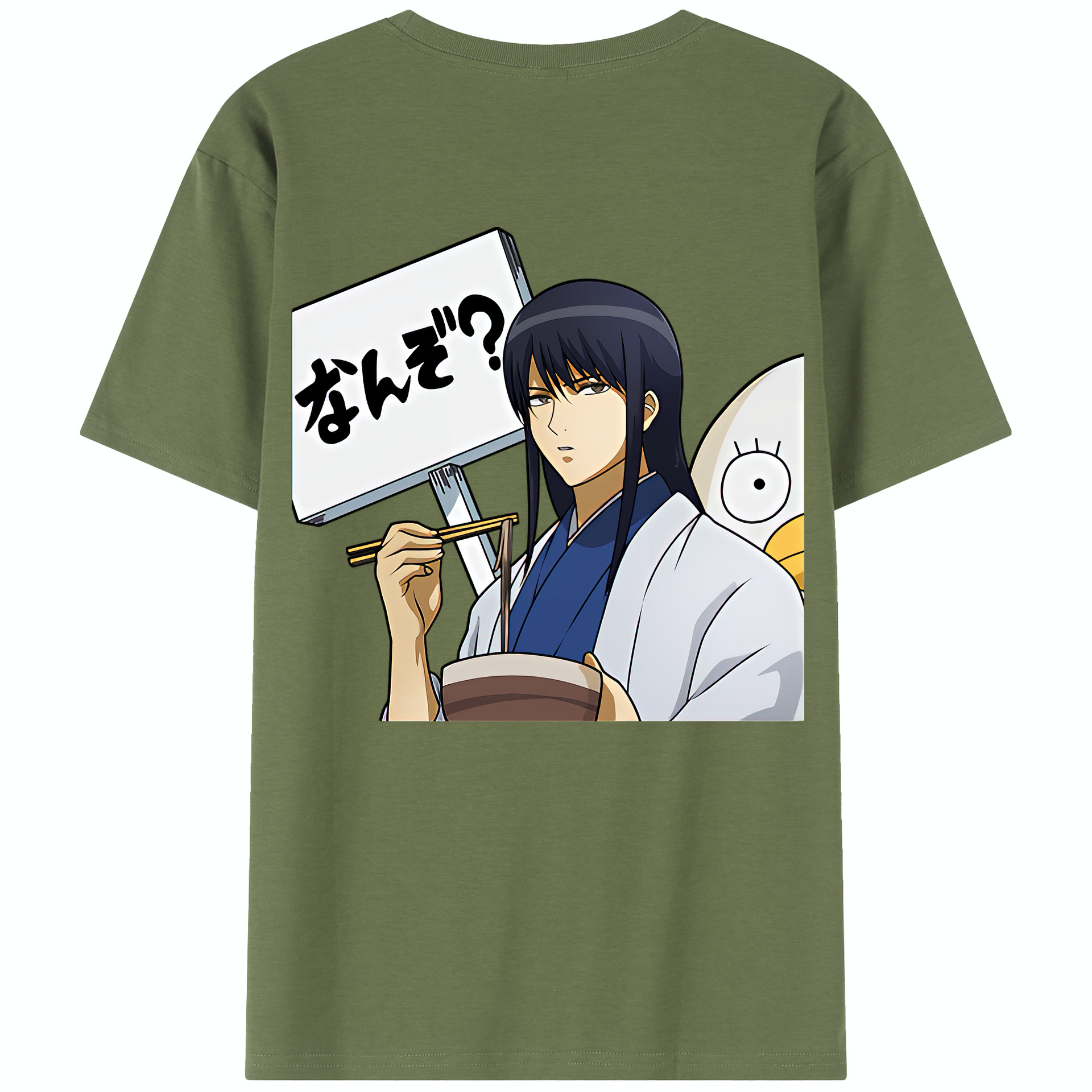 （画像用） ぎんたま 坂田銀時（さかたぎんとき） 神楽 志村新八（しむら しんぱち） GINTAMA Sakata Gintoki Kagura Shimura Shinpachi 綿100％半袖Tシャツ（背面プリント）